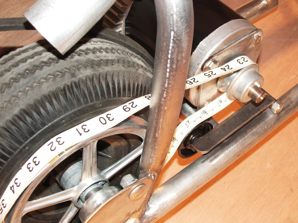 Sparky Electric MiniBike - rear pulley